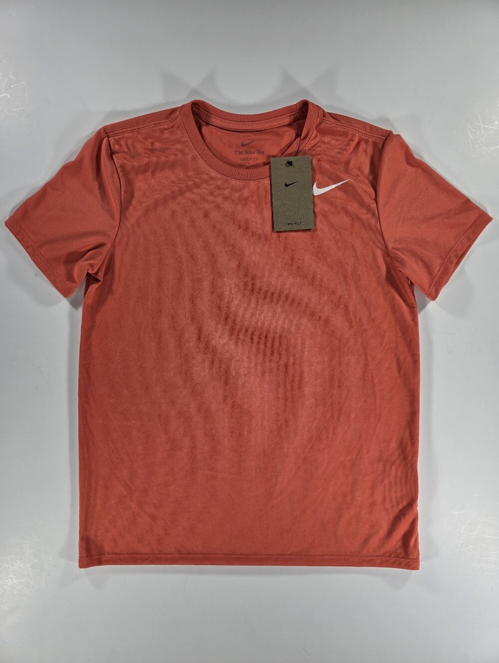 NEW Nike Dri-FIT Women's Athletic Training Top T-Shirt Orange Small DX0687-814
